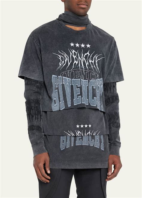 givenchy tshirt men|Givenchy graphic crewneck t shirt.